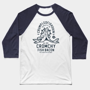 Crumpled Fish Skin Baseball T-Shirt